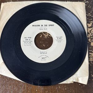Janny Grein Mighty Horn Records VG+ Vinyl 45 Walkin In The Spirit SGL 1950 Promo